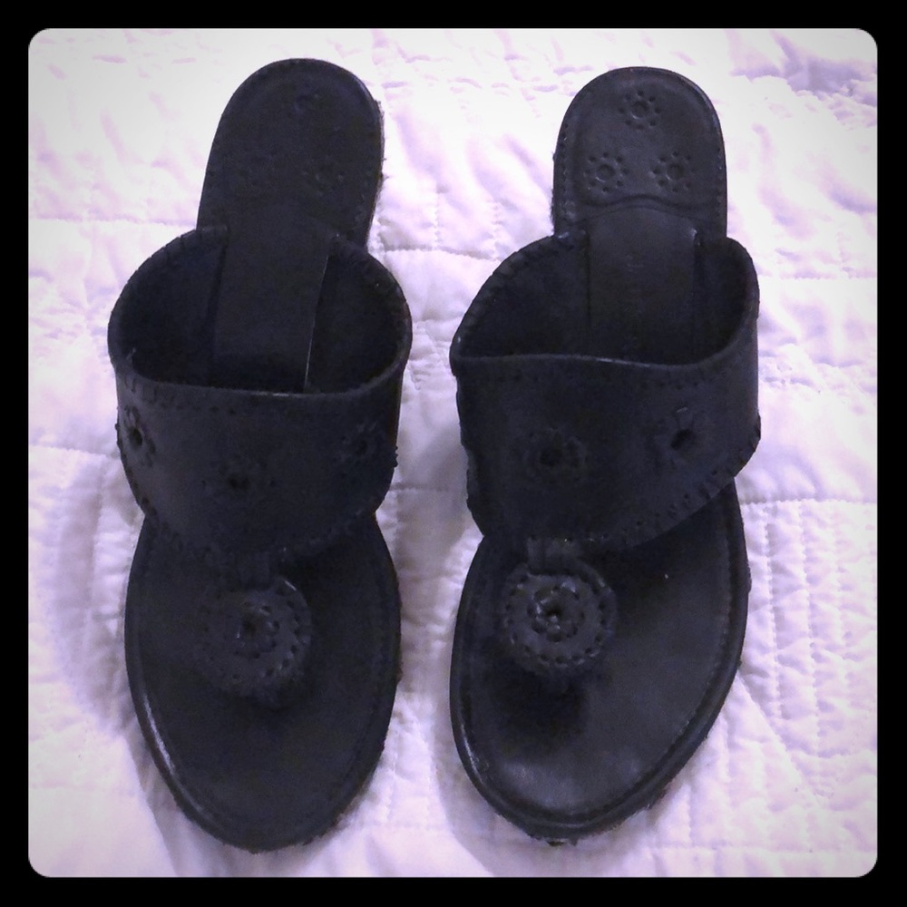 Never Worn Jack Rogers Black Espadrilles